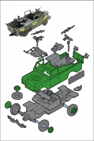 Stavebnice Monti System MS 29 - Commando Beneš a Lát