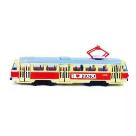 Tramvaj která hlásí zastávky česky 28 cm BRNO RAPPA