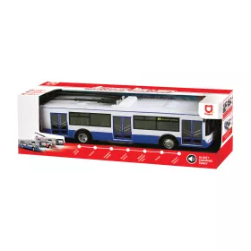 Trolejbus který hlásí zastávky česky 28 cm modrý RAPPA