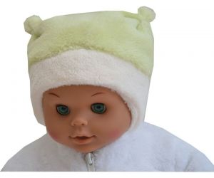 ESITO Čepice zimní růžek zelená M