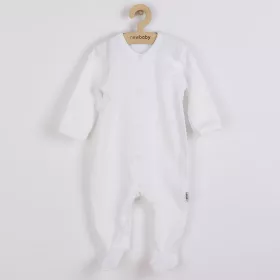 Kojenecký bavlněný overal New Baby Practical bílý kluk