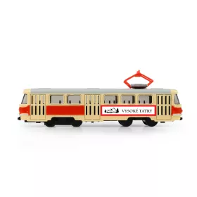 Kovová retro tramvaj 16 cm VYSOKÉ TATRY RAPPA