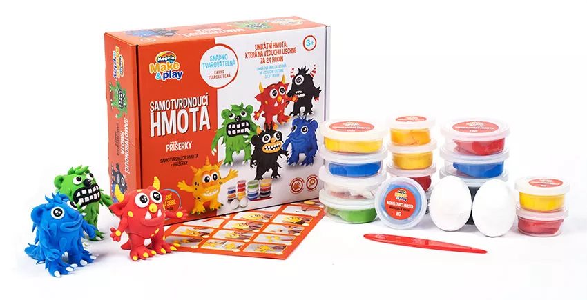 MODELO Samotvrdnoucí hmota - příšerky MPK Toys