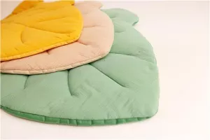 Mušelínová hrací deka New Baby Leaf mint