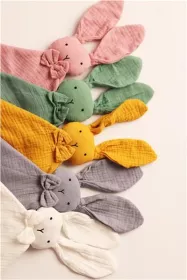 Mušelínový usínáček New Baby Rabbit mustard