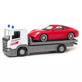 WELLY MODELY Scania P320 + Auto RAPPA