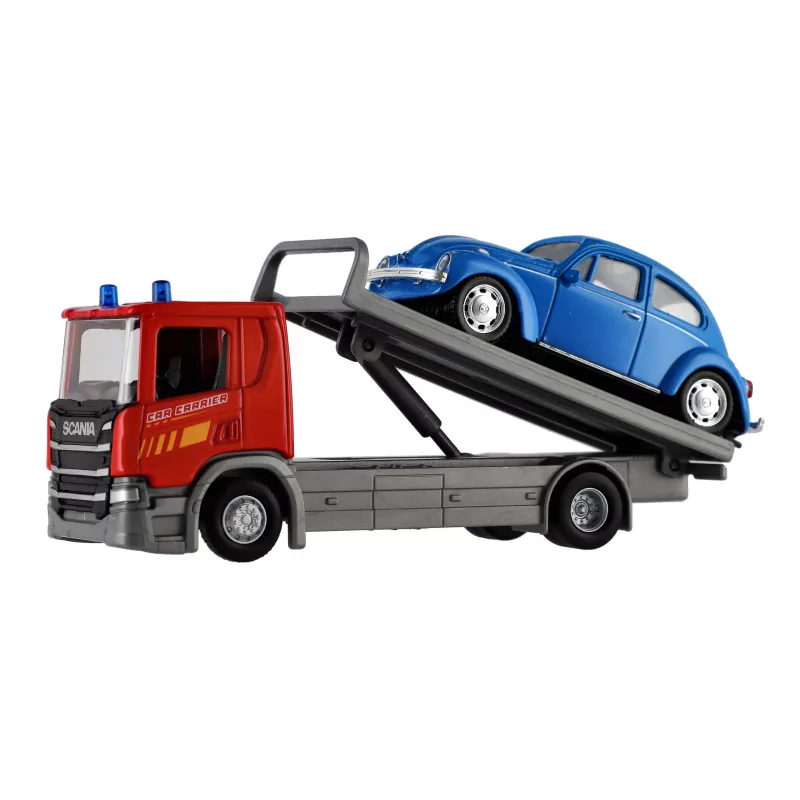 WELLY MODELY Scania P320 + Auto RAPPA
