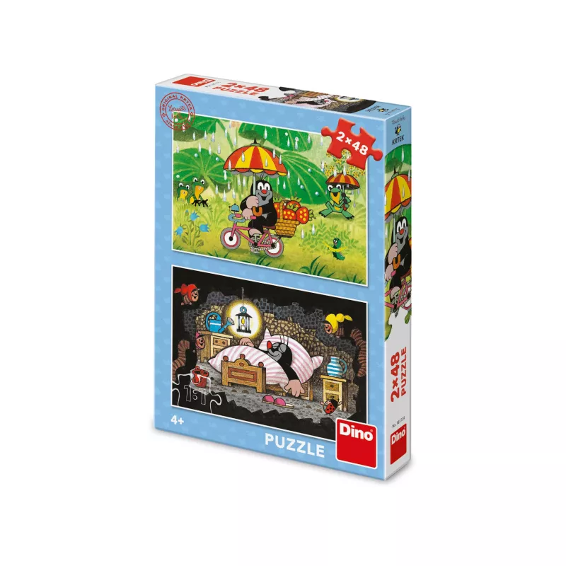 KRTKŮV DEN 2x48 Puzzle DINO Toys