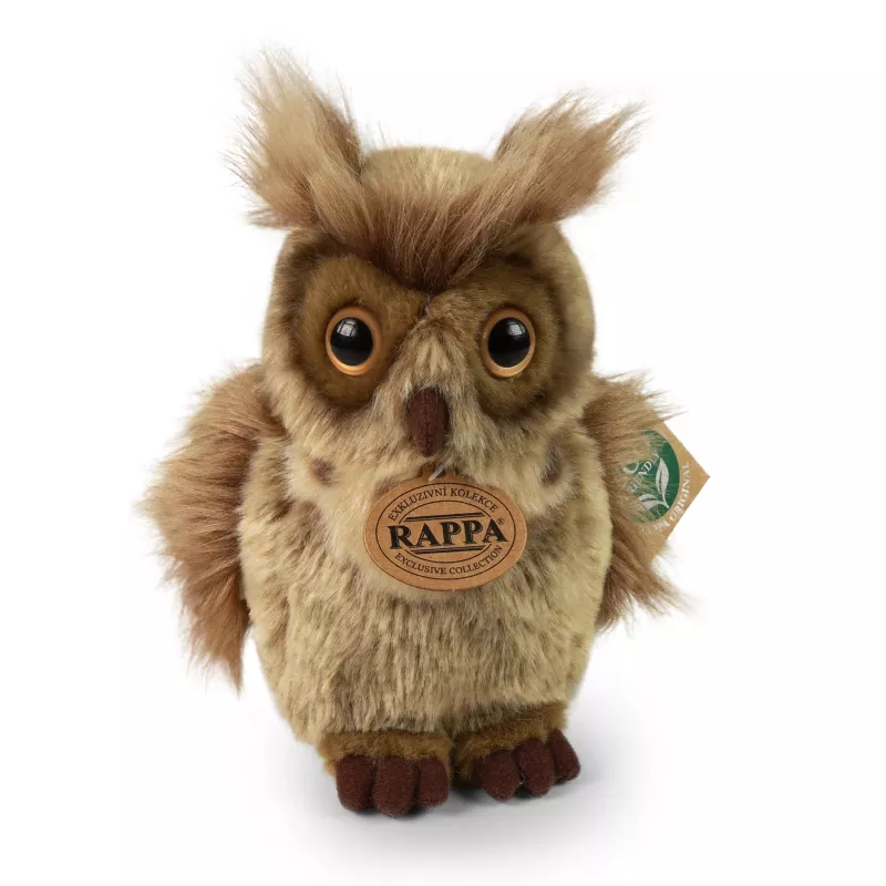Plyšový výr virginský 16 cm ECO-FRIENDLY RAPPA