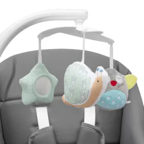 Dětská jídelní židlička 2v1 SMART New Baby grey