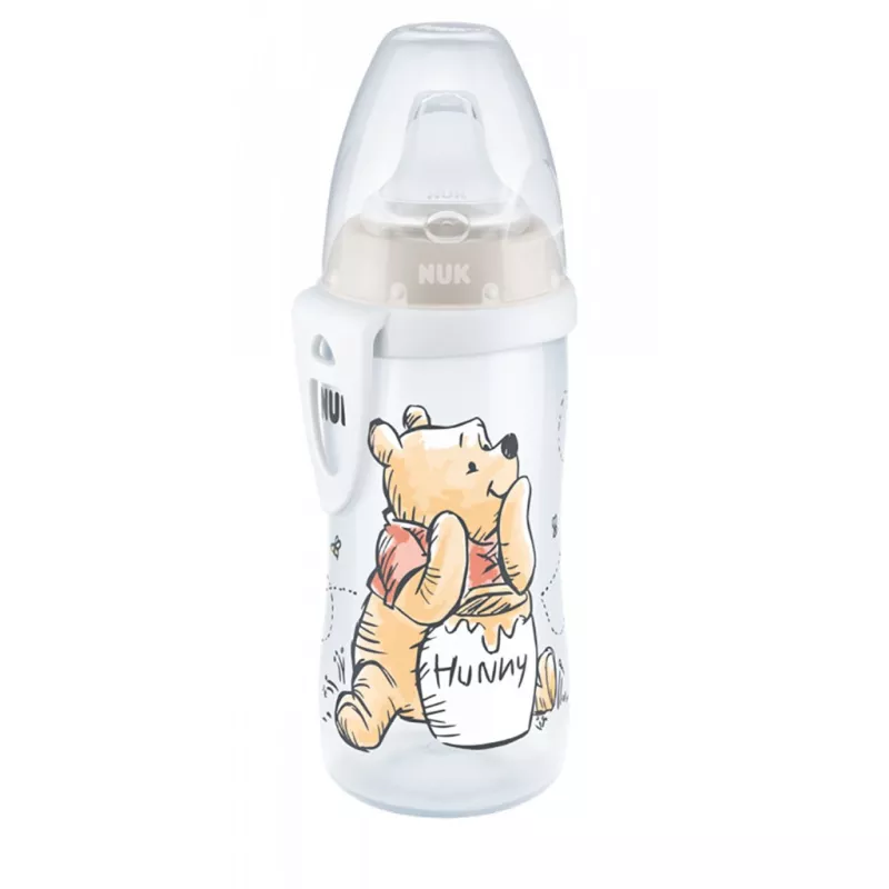 Dětská láhev NUK Active Cup Disney Medvídek Pú 300 ml béžová