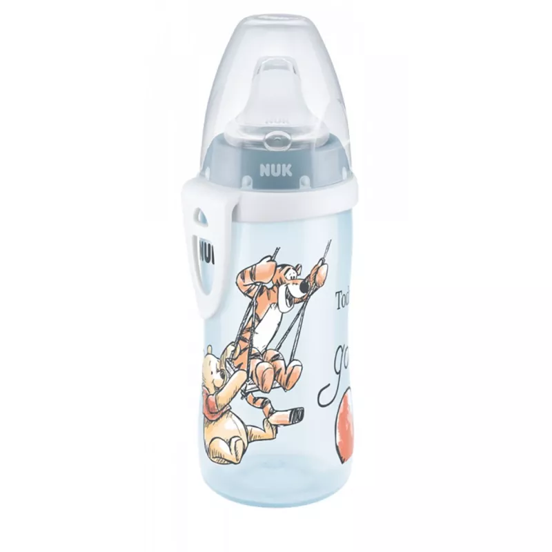 Dětská láhev NUK Active Cup Disney Medvídek Pú 300 ml modrá