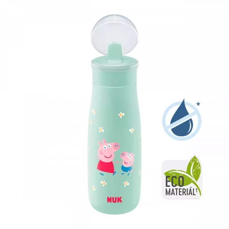 Dětská láhev NUK Mini-Me Flip Peppa Pig 450 ml 12+ m