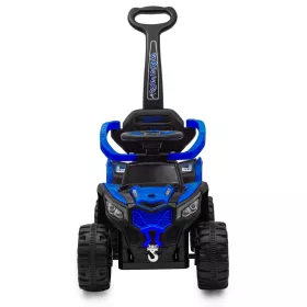 Dětské elektrické odrážedlo Baby Mix Ruggy s vodící tyčí červené