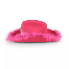 Klobouk kovbojský růžový s korunkou dámský RAPPA