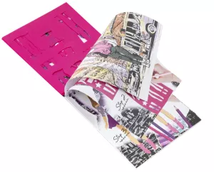 Kreativní set modní design návrhářka 36 listů + 5 listů šablon + samolepky RAPPA