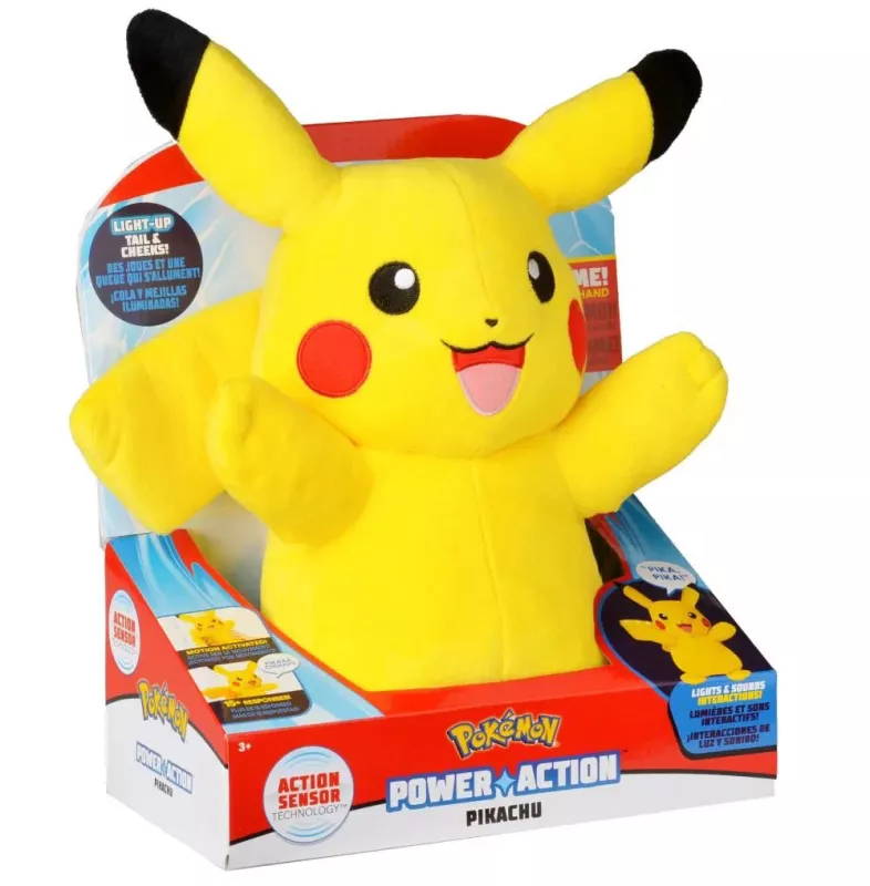 Pokemon Power Action Pikachu - interaktivní plyš ORBICO