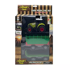 Traktor s vlečkou se zvukem a světlem RAPPA