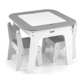 Dětský stůl a židle Milly Mally Olaf Blocks Dark Grey