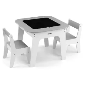 Dětský stůl a židle Milly Mally Olaf Blocks Dark Grey