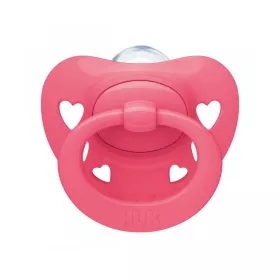 Šidítko NUK Signature 6-18 m růžová heart