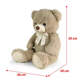 Velký plyšový medvěd Harvey kapučínový s visačkou 78 cm RAPPA
