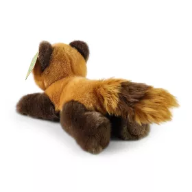 Plyšová panda červená ležící 20 cm ECO-FRIENDLY RAPPA