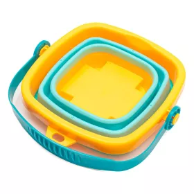 Skládací kyblík a hračky do vody Baby Mix 5ks