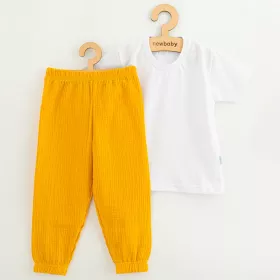 Dětská bavlněná souprava tričko a mušelínové kalhoty New Baby Kindergarten toffe Dle obrázku | 104 (3-4r), 110 (4-5r), 116 (5-6 let), 122 (6-7 let), 98 (2-3r)