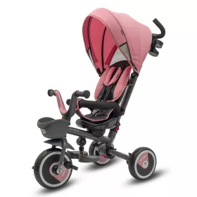 Dětská tříkolka Baby Mix 5v1 RELAX 365° růžová