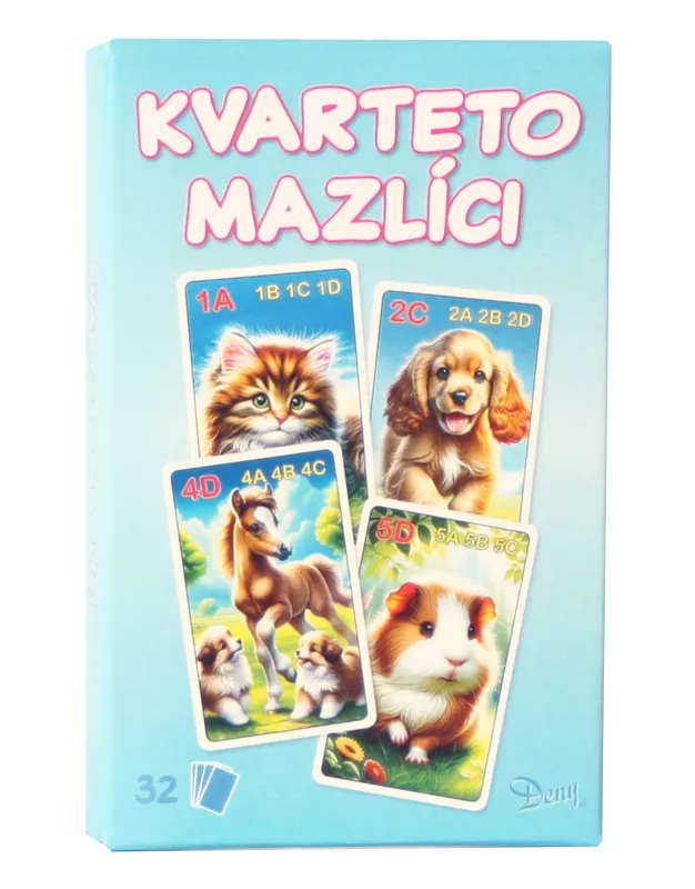 Karty Kvarteto zvířecí mazlíci RAPPA