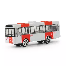 Kovový autobus PID Praha červený 8 cm RAPPA