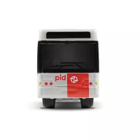 Kovový autobus PID Praha červený 8 cm RAPPA