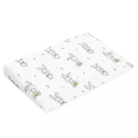 Mušelínový potah na kojenecký polštář-klín New Baby STANDARD 59x37cm bunny