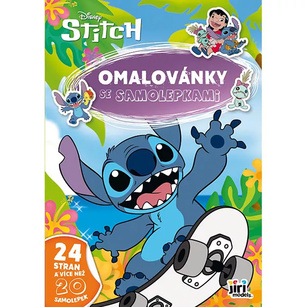 Omalovánka A4 se samolepkami Lilo & Stitch Jiri Models
