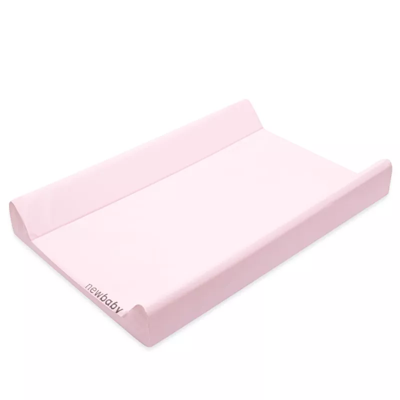 Přebalovací podložka měkká New Baby BASIC pink 49x70cm