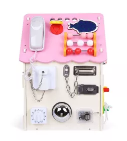 2Kids Toys Activity board Domeček růžový RAPPA