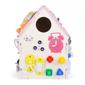 2Kids Toys Activity board Domeček růžový RAPPA