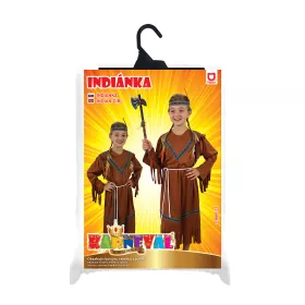 Dětský kostým indiánka s čelenkou a peřím (M) RAPPA