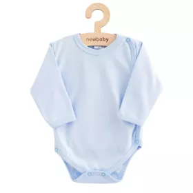 Kojenecké celorozepínací body New Baby Classic II modré