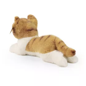 Plyšová kočka ležící hnědo-bílá 20 cm ECO-FRIENDLY RAPPA
