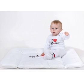 Bavlněné punčocháčky New Baby bílé I Love Mum and Dad