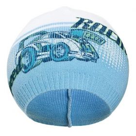Podzimní dětská čepička New Baby Racing světle modrá | 110 (4-5r)