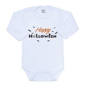 Body s potiskem New Baby Happy Halloween Oranžová | 50, 56 (0-3m), 62 (3-6m), 68 (4-6m), 74 (6-9m), 80 (9-12m), 86 (12-18m)