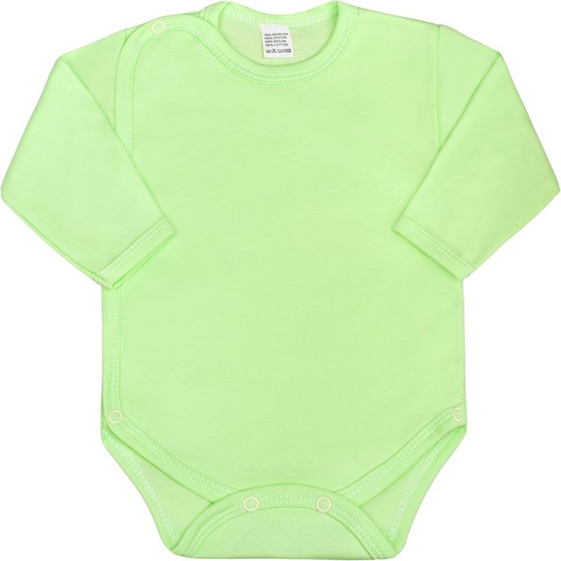 Kojenecké body celorozepínací New Baby Classic zelené