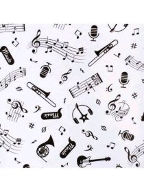 Kojenecké bavlněné dupačky New Baby Music Bílá