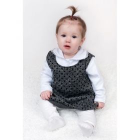 Kojenecká zimní tunika New Baby Princess Šedá