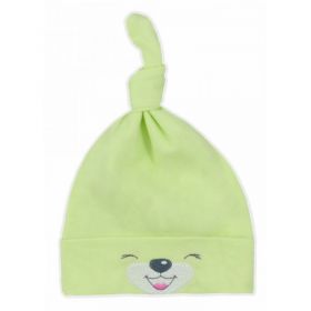 Bavlněná kojenecká čepička Bobas Fashion Lucky zelená | 62 (3-6m), 68 (4-6m)
