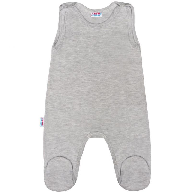 Kojenecké dupačky New Baby Classic II šedé Šedá