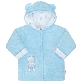 Zimní kabátek New Baby Nice Bear modrý | 62 (3-6m), 68 (4-6m), 74 (6-9m), 80 (9-12m), 86 (12-18m)